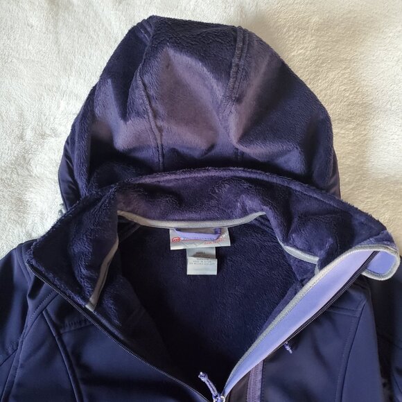 Free Country Softshell Jacket Women’s Water Resistant Fleece Purple Small - Picture 5 of 16